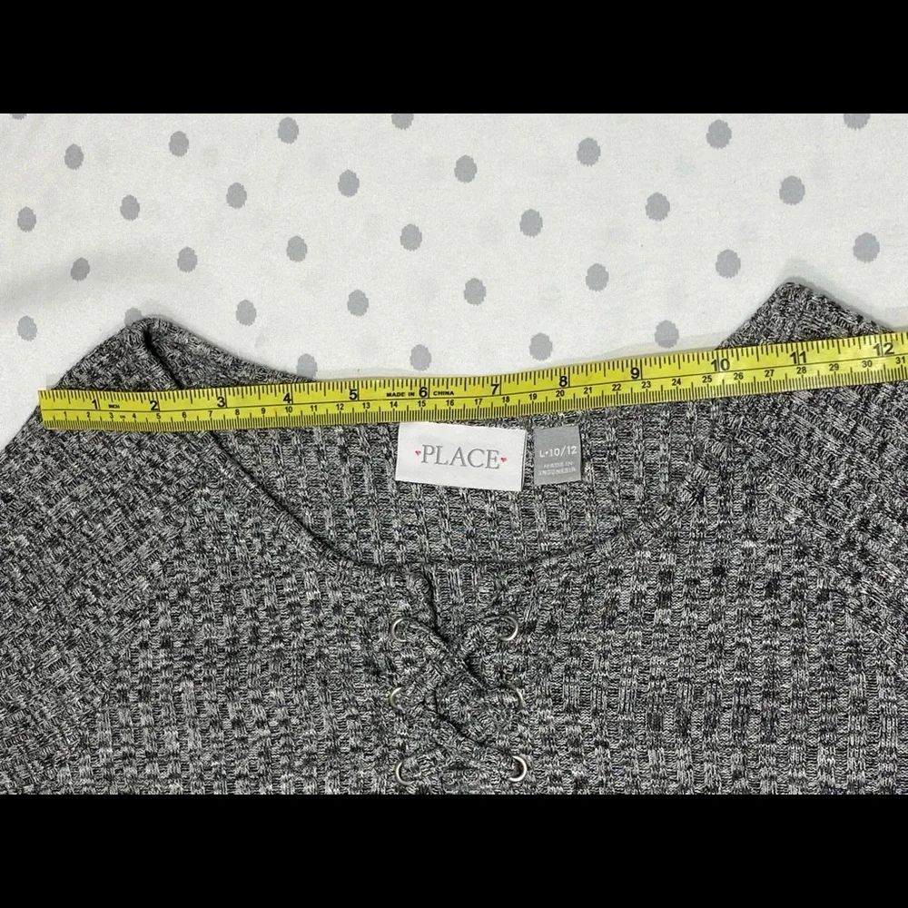 Children's Place Dress~Large 10-12~ Gray & Black‎